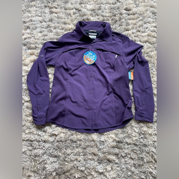 Purple Columbia Sunshade Button-up - Picture 1 of 9